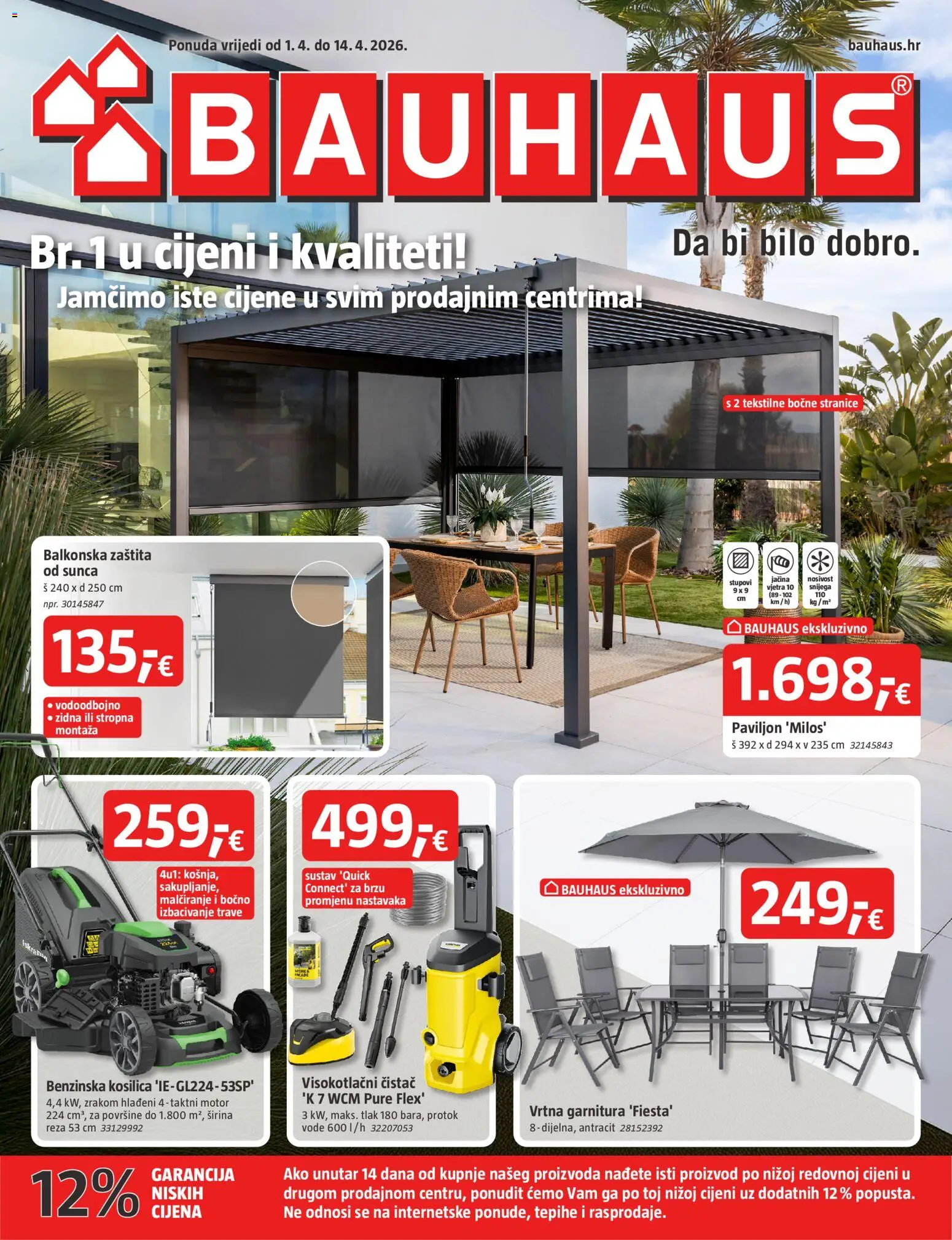 Bauhaus katalog | vrijedi od 01.04.2026 | Stranica: 1