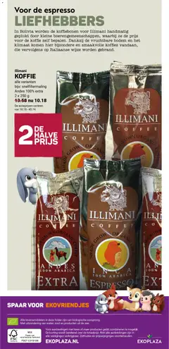 Ekoplaza - Folder week 43 - Voorbeeld van een folder van Ekoplaza, geldig van 22.10.2025 | Pagina: 22 | Producten: Koffie, Koffiebonen, Papier, Kávéfehérítő