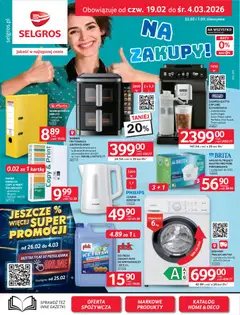 Pogląd oferty "Selgros cash&carry Gazetka - Oferta przemysłowa" - ważna od 19.02.2026