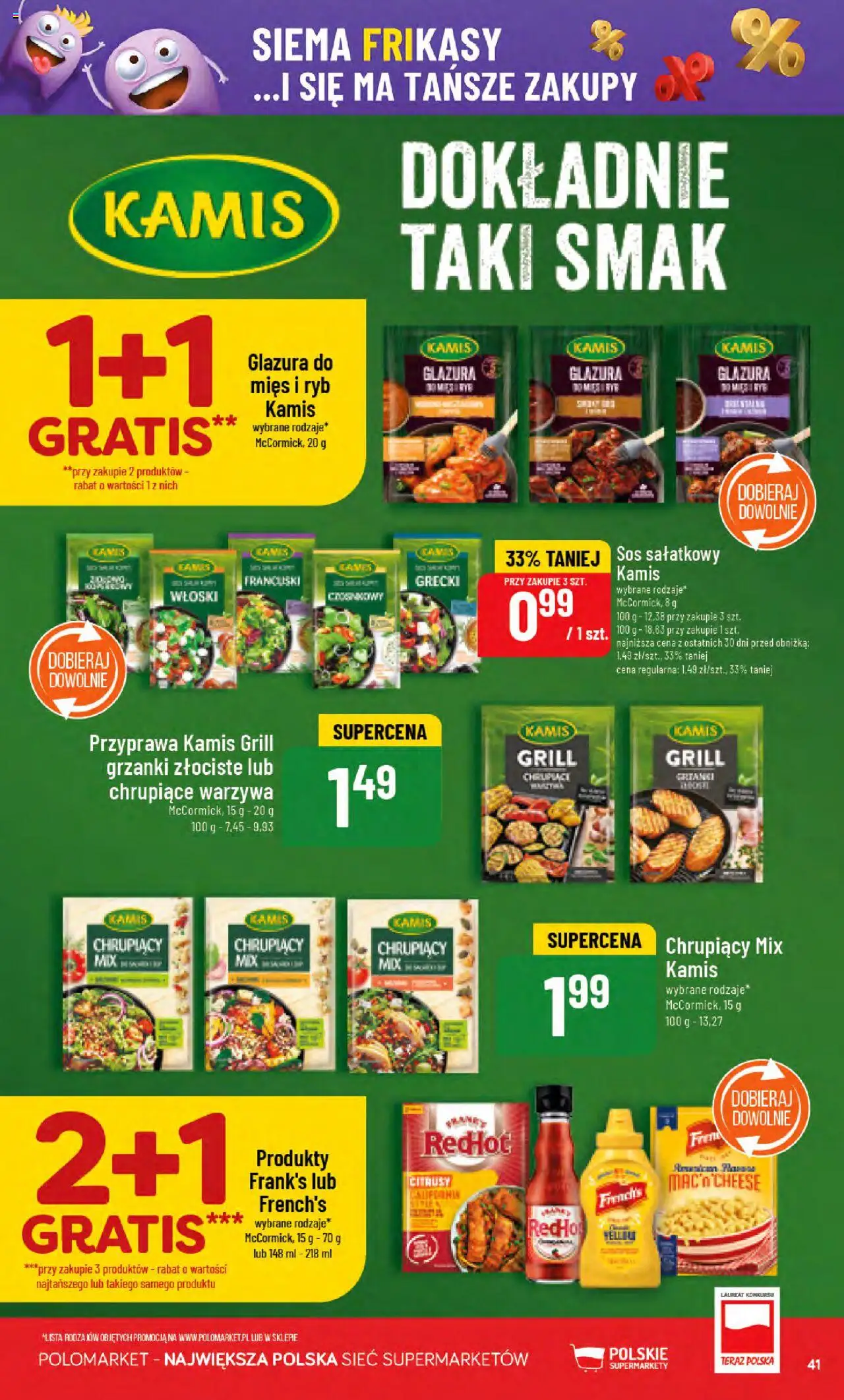 POLOmarket Gazetka od 06.08.2025 | Strona: 41 | Produkty: Grill, Warzywa, Sos