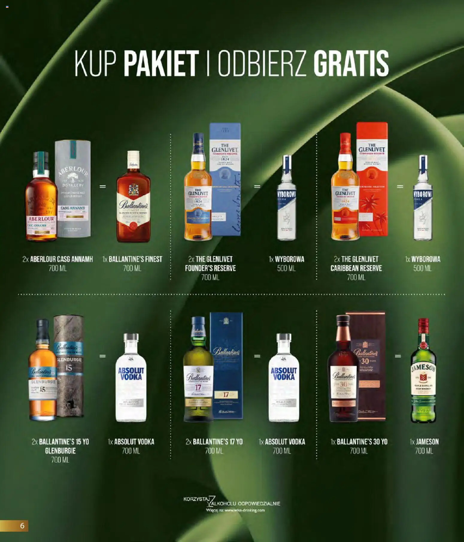 Eurocash gazetka - Horeca od 01.04.2026 | Strona: 6 | Produkty: Jameson, Vodka