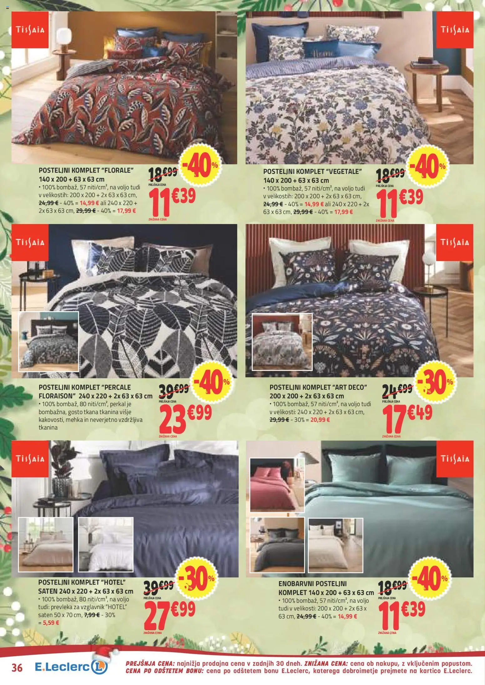 Novi E.leclerc katalog ponudbe – veljaven od 27.12.2025 | Stran: 2 | Izdelki: Vzglavnik, Prevleka