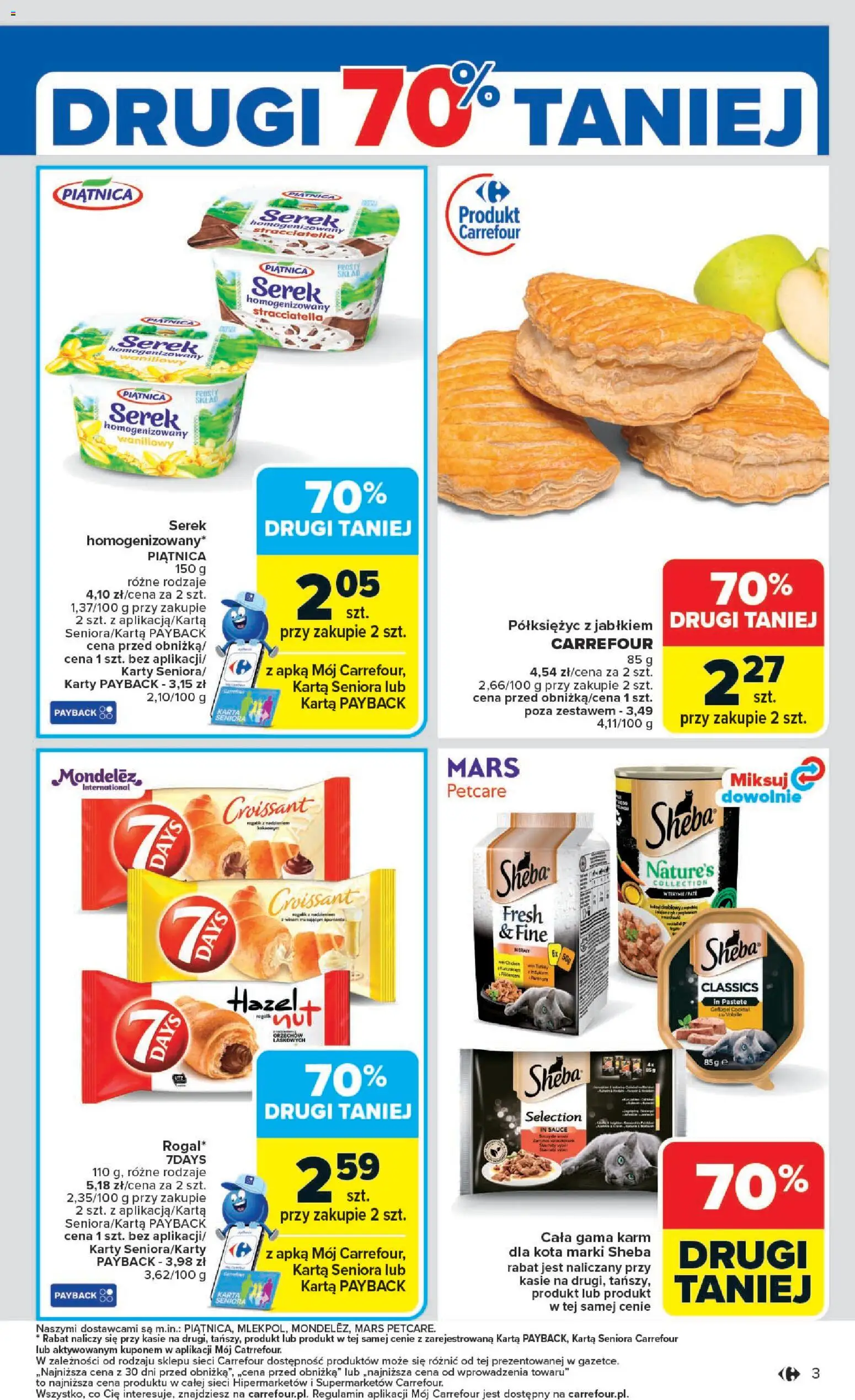 Carrefour Gazetka od 27.10.2025 | Strona: 5 | Produkty: Karta, Serek homogenizowany waniliowy, Serek homogenizowany, Serek
