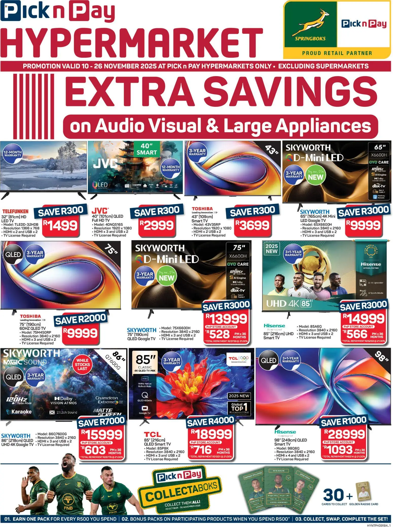 New Pick n Pay catalogue – valid from 10.11.2025 | Page: 1 | Products: Audio, Utility, USB, TV