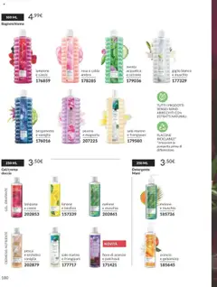 Volantino Avon del 01.08.2025 | Pagina: 180 | Prodotti: Bagnoschiuma, Limone, Cetriolo, Pesca