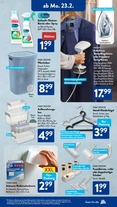 Aldi Süd Prospekt 	 ab 23.02.2026 gültig | Seite: 13 | Produkte: Milch, Schwartau samt, Haltbare milch, Äpfel