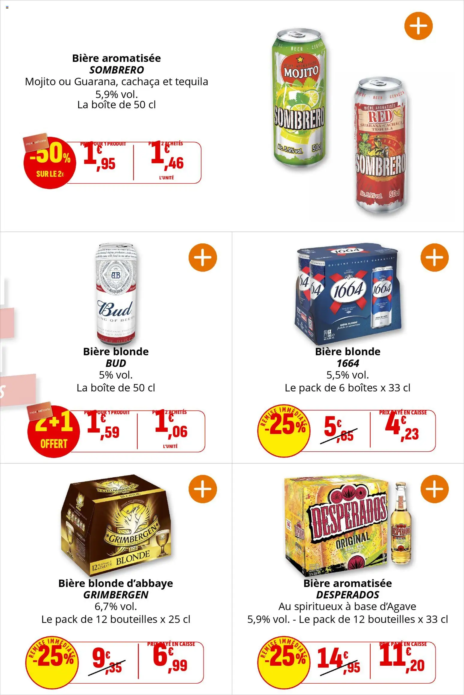 {H1} | Page: 28 | Produits: Desperados, Base, Bière blonde, Tequila