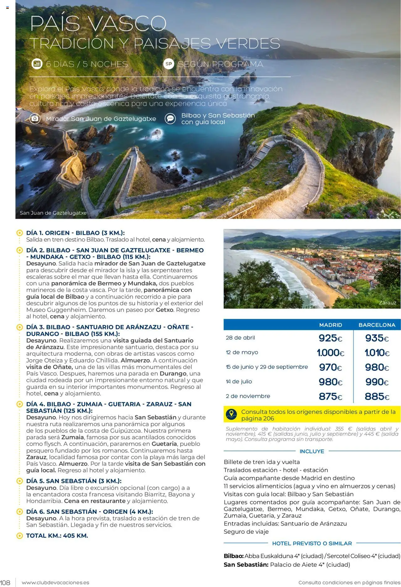 Viajes El Corte Inglés Club de Vacaciones │ válido desde el 01.01.2025 | Página: 108 | Productos: Vino