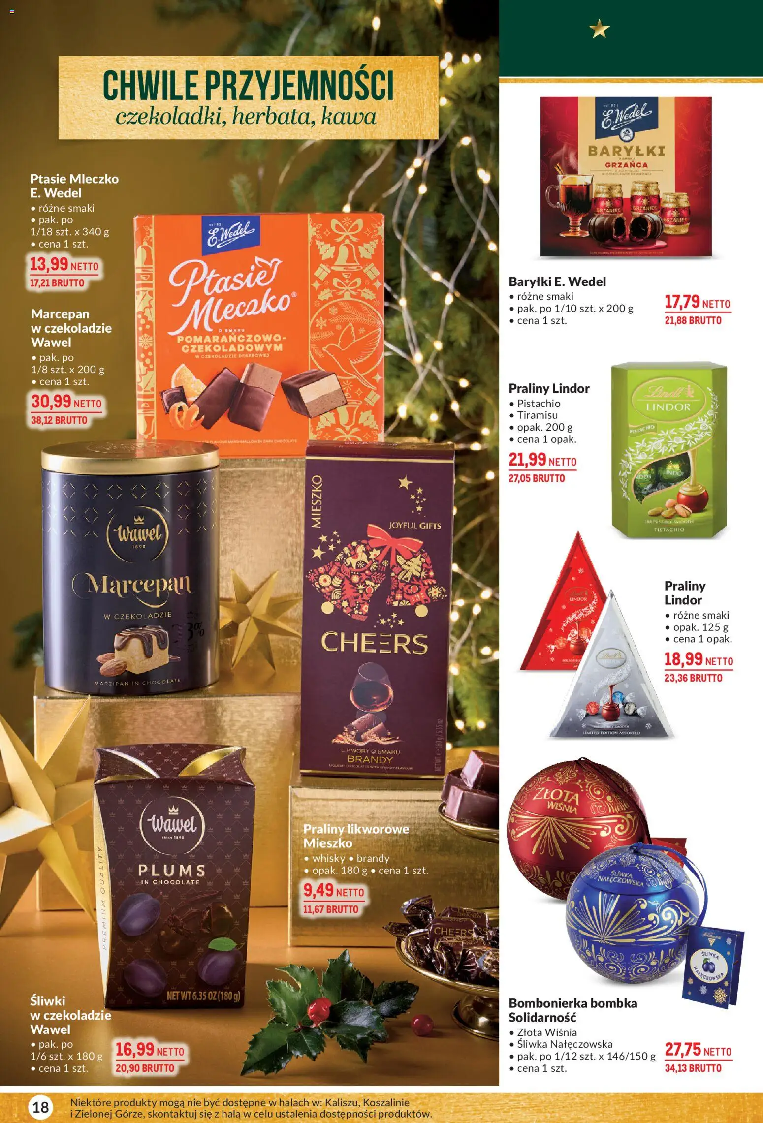 Makro Gazetka - Delikatesy od 25.11.2025 | Strona: 18 | Produkty: Śliwka nałęczowska, Tiramisu, Śliwki, Marcepan