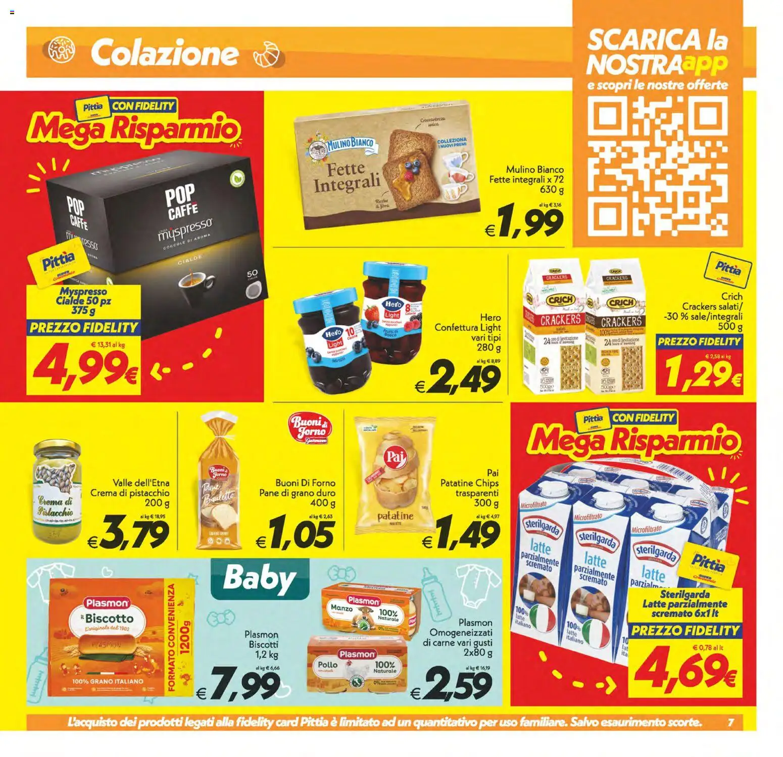 Volantino SuperConveniente del 28.04.2026 | Pagina: 7 | Prodotti: Crema, Pollo, Latte, Forno