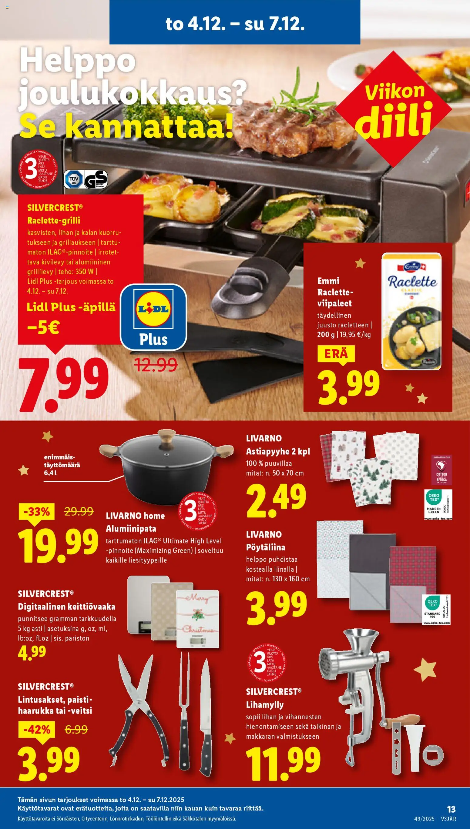 Lidl tarjoukset - Helsinki – voimassa 04.12.2025 alkaen | Sivu: 15