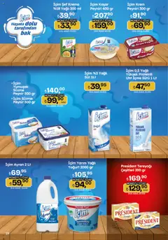 Migros Katalog - 24.07.2025 tarihinden itibaren geçerlidir | Sayfa: 24 | Ürünler: Krem, Süt, Yoğurt, Süzme peynir