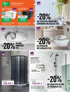 Pevex - Katalog - Pregled kataloga iz trgovine Pevex, vrijedi od 05.02.2026 | Stranica: 22 | Proizvodi: Tuš, Tuš kabina, Wc školjka