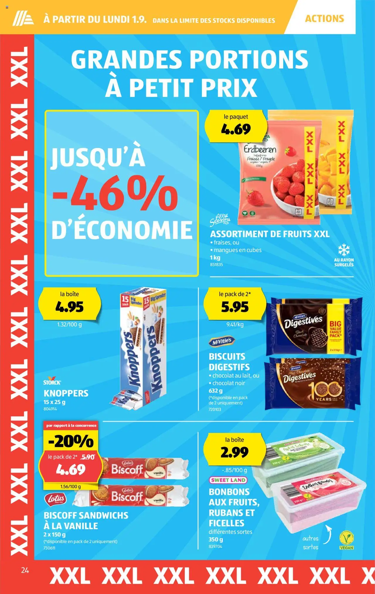 Aldi Prospectus ab 28.08.2025 | Seite: 24 | Produkte: Erdbeeren