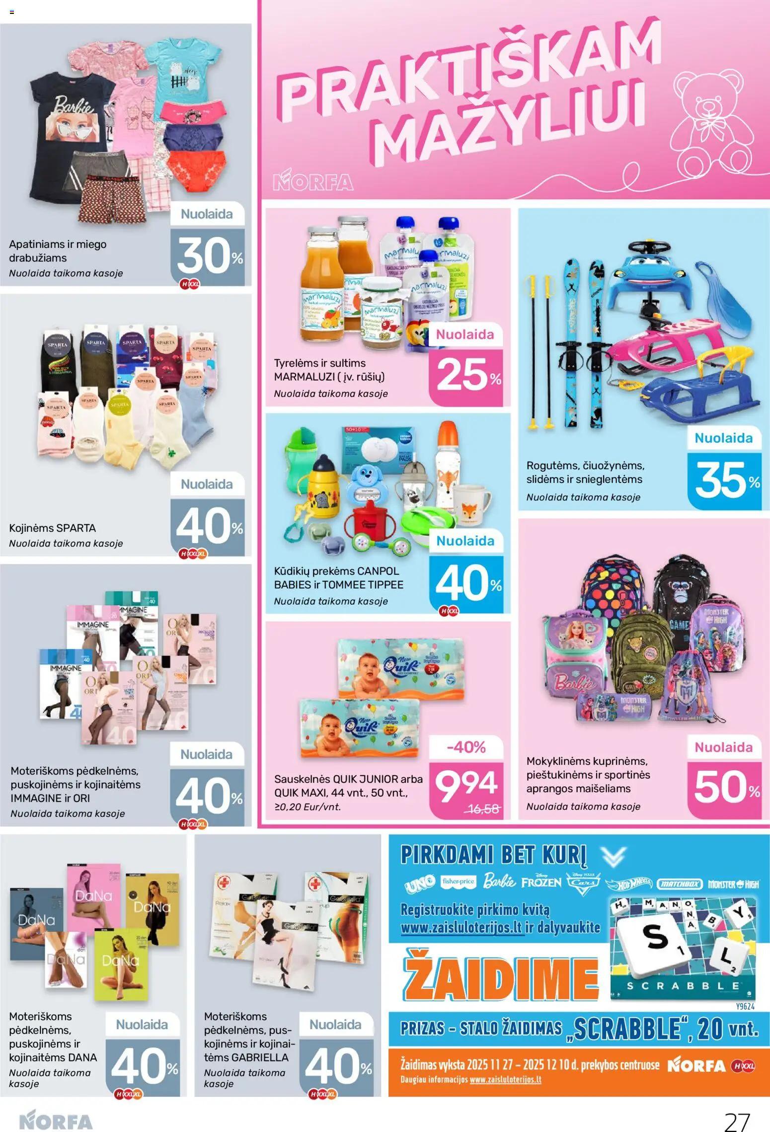 NORFA akcijos nuo 27.11.2025 | Puslapis: 27 | Prekių: Žaidimas