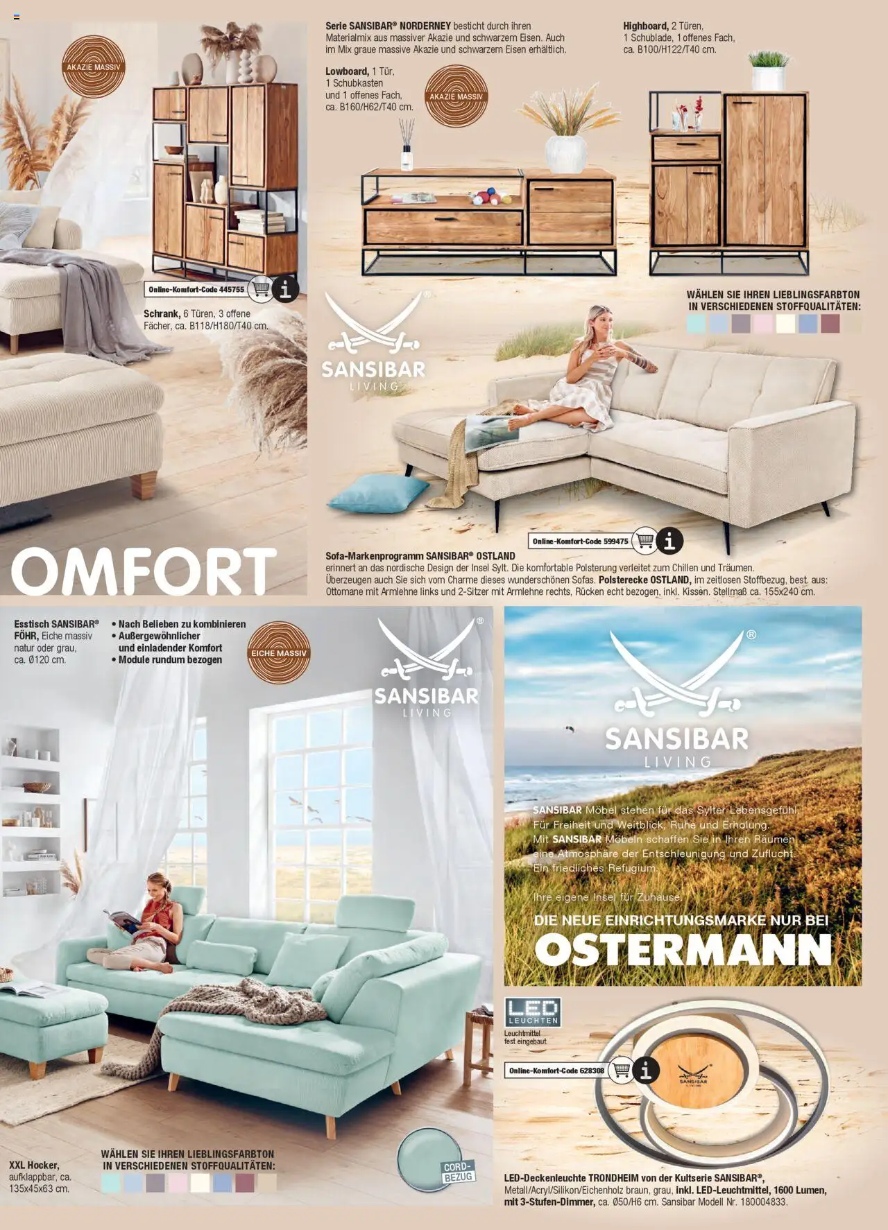 Ostermann Sansibar Living  – gültig ab 01.01.2025 | Seite: 5 | Produkte: Esstisch