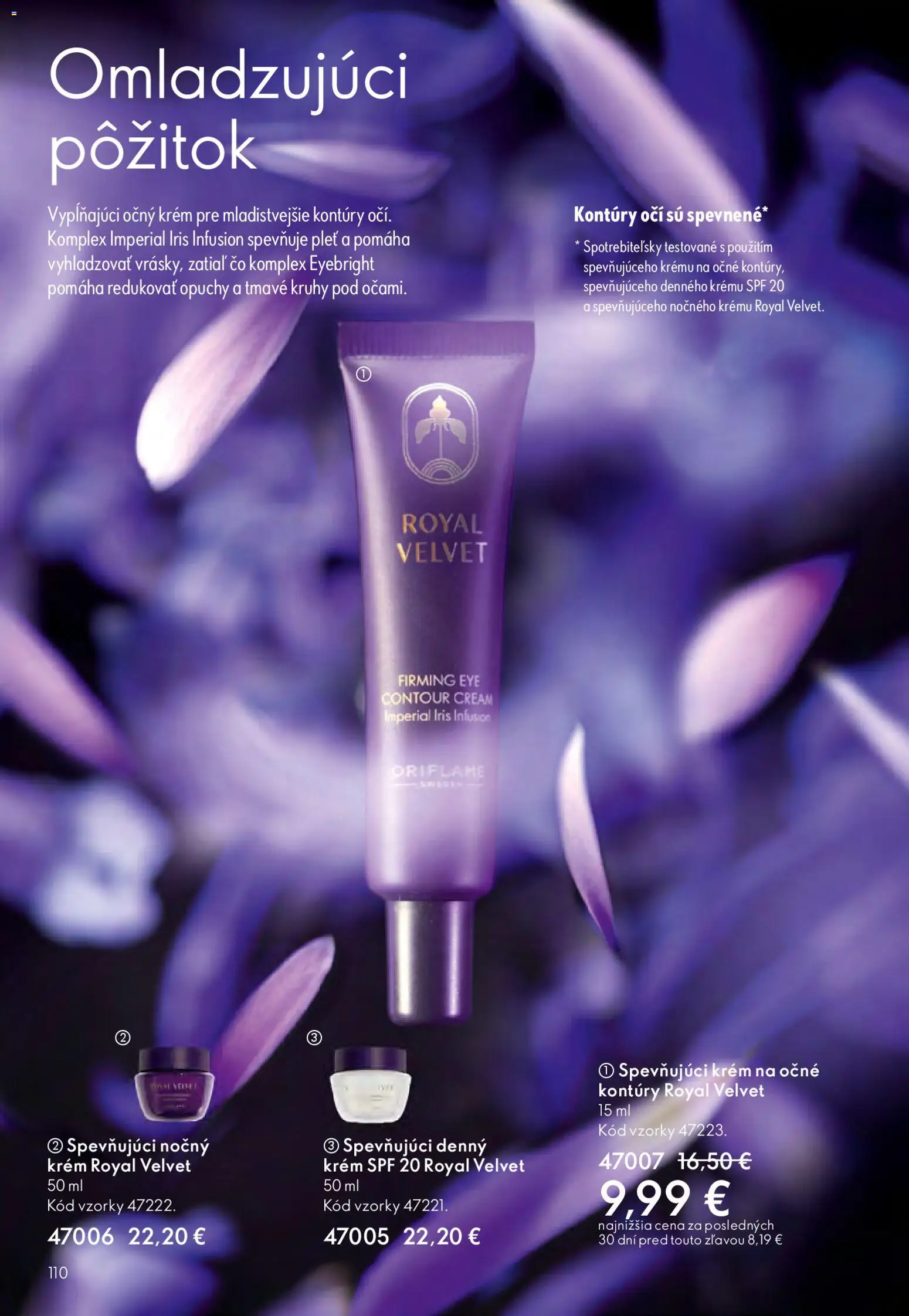 Nové Oriflame akcie – leták je platný od 06.05.2026 | Strana: 110 | Produkty: Krém
