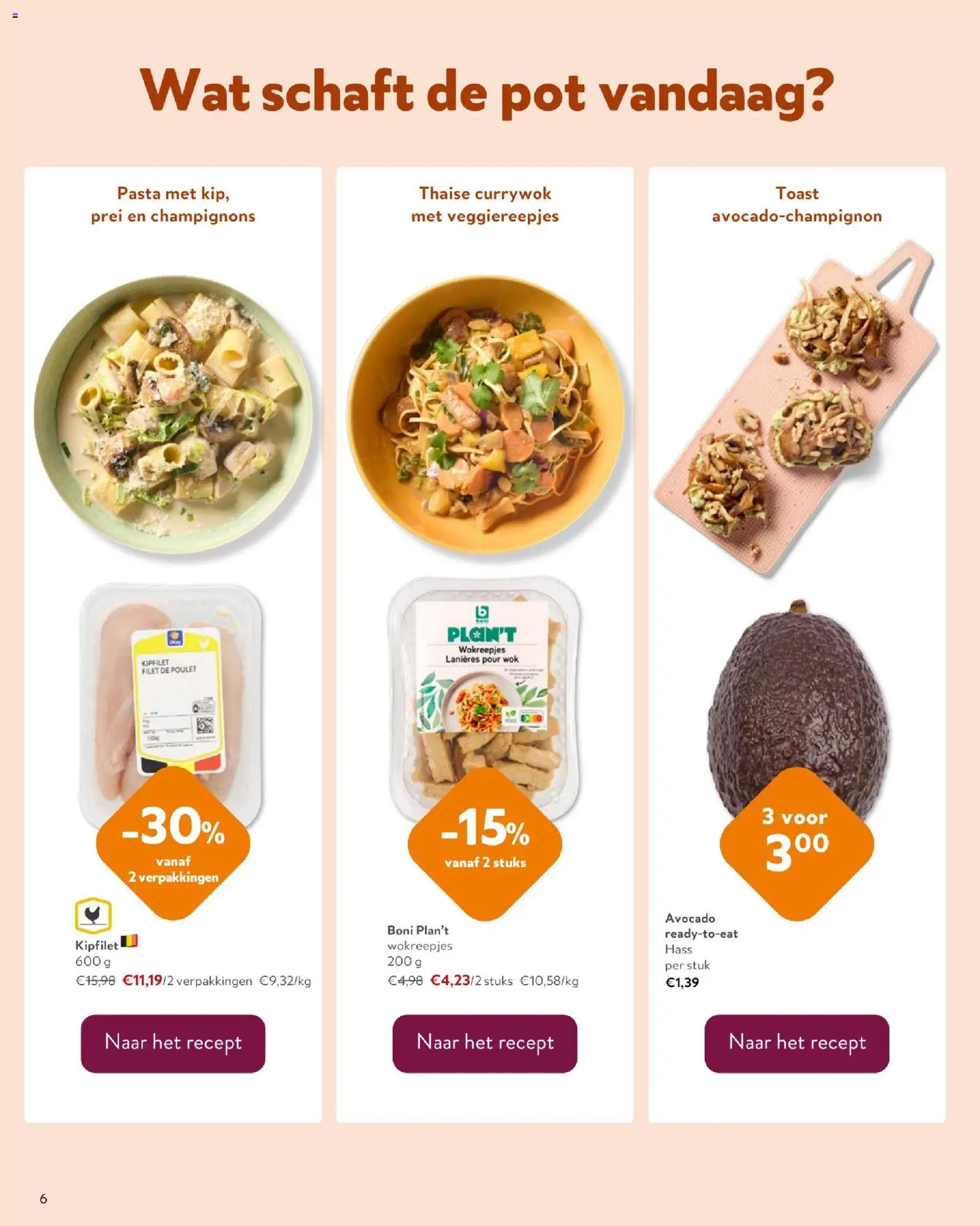 {H1} | Pagina: 6 | Producten: Prei, Pasta, Avocado, Pot