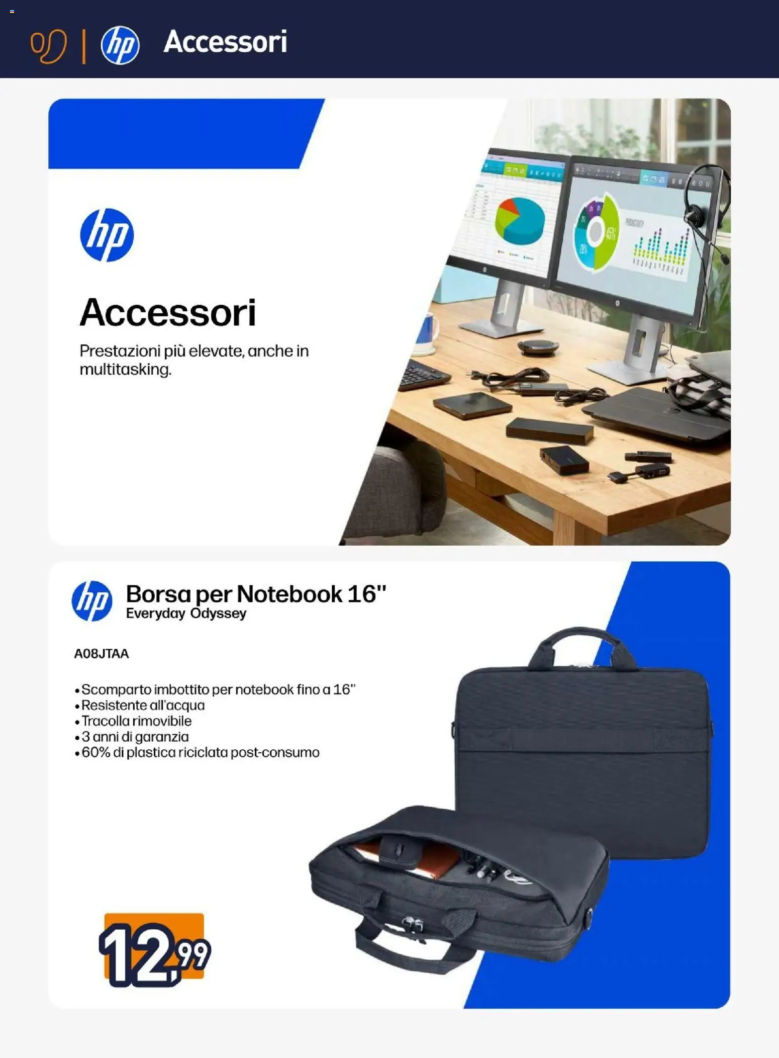 Volantino Unieuro del 16.02.2026 | Pagina: 10 | Prodotti: Notebook, Borsa