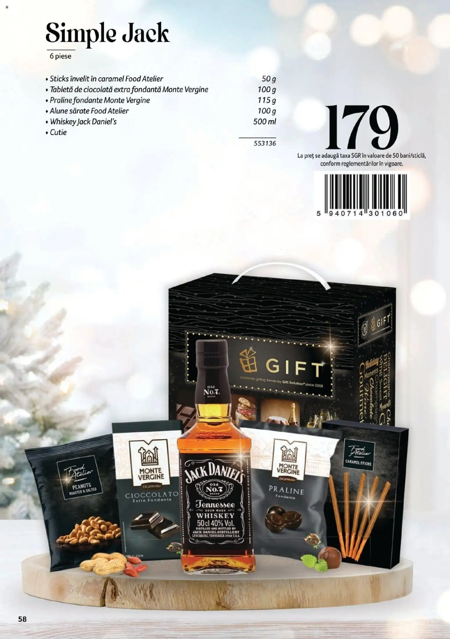 Noul catalog Selgros – valabil de la 07.11.2025 | Pagină: 58 | Produse: Tabletă, Cutie, Ciocolată, Whiskey