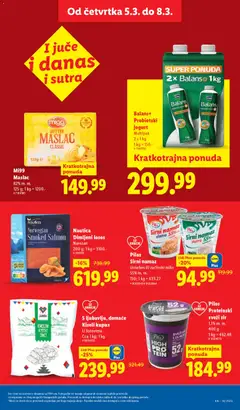 Pilos Sirni namaz, Urnebes ili začinski miks 55% m. m., 150 g - pregled Lidl kataloga - važi od 05.03.2026 | Strana: 23