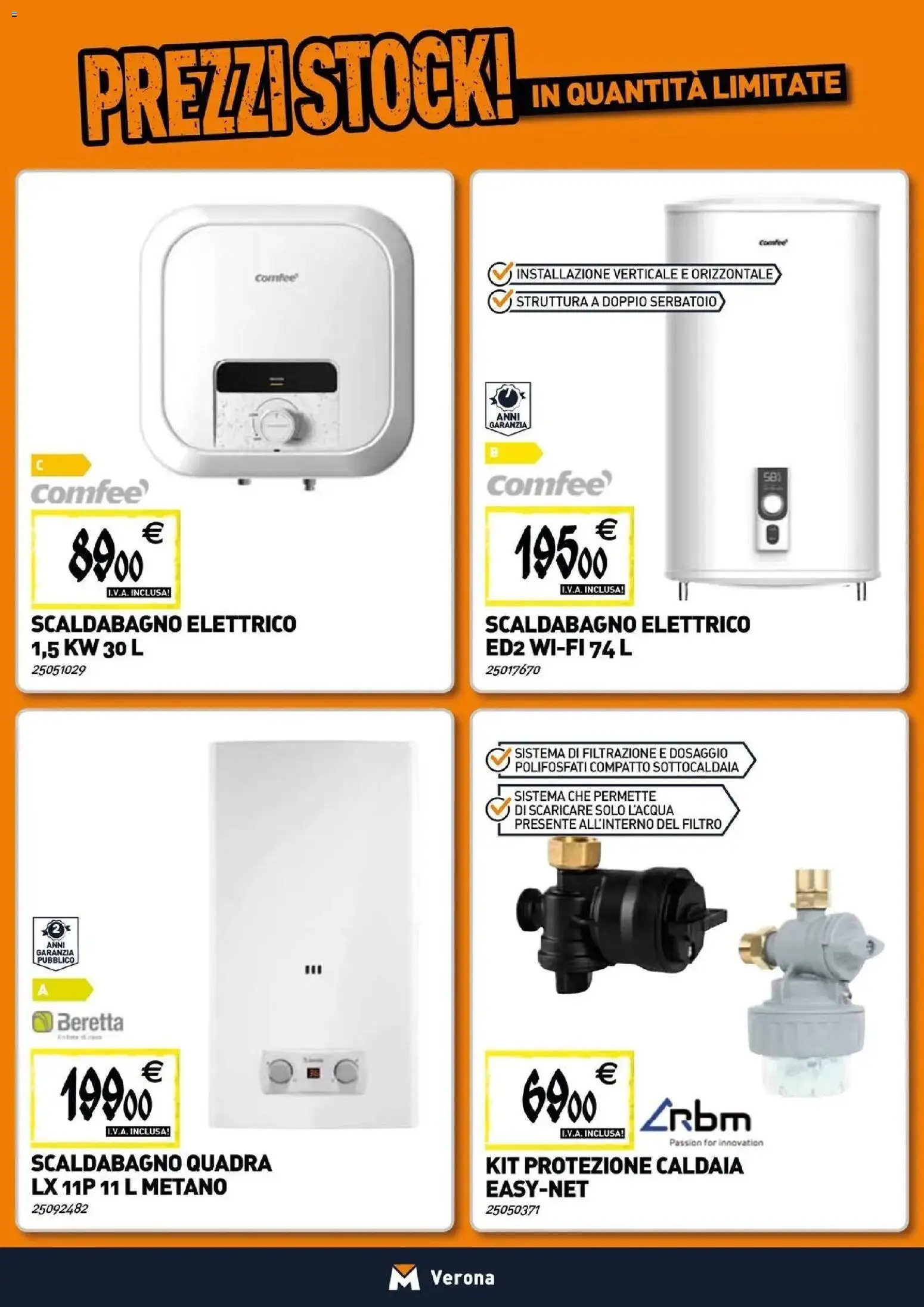 Volantino TECNOMAT del 19.02.2026 | Pagina: 7 | Prodotti: Scaldabagno, Caldaia