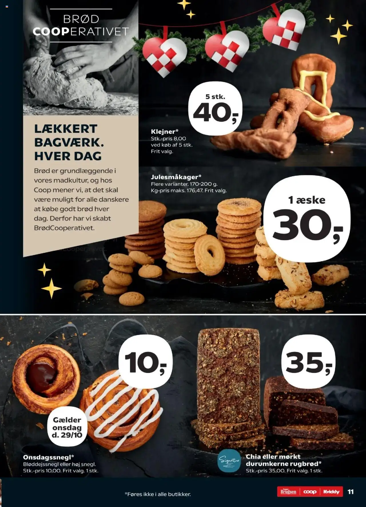 Super Brugsen tilbudsavis – gyldig fra 24.10.2025 | Side: 11 | Produkter: Brød, Rugbrød