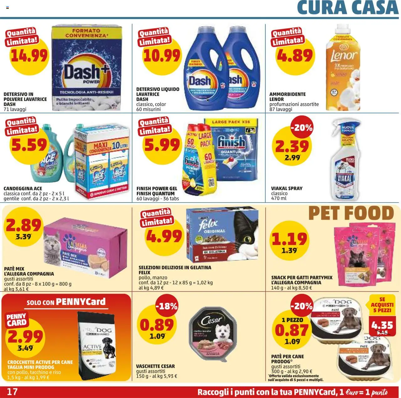 Volantino PENNY del 23.10.2025 | Pagina: 17 | Prodotti: Paté, Riso, Manzo, Candeggina