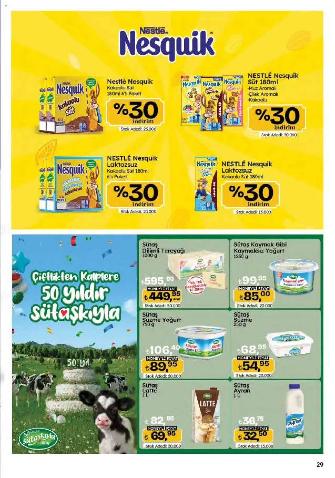 Migros Katalog - 5M Migroskop Dijital - 22.05.2025 tarihinden itibaren geçerlidir | Sayfa: 29 | Ürünler: Tereyağı, Yoğurt, Muz, Çilek