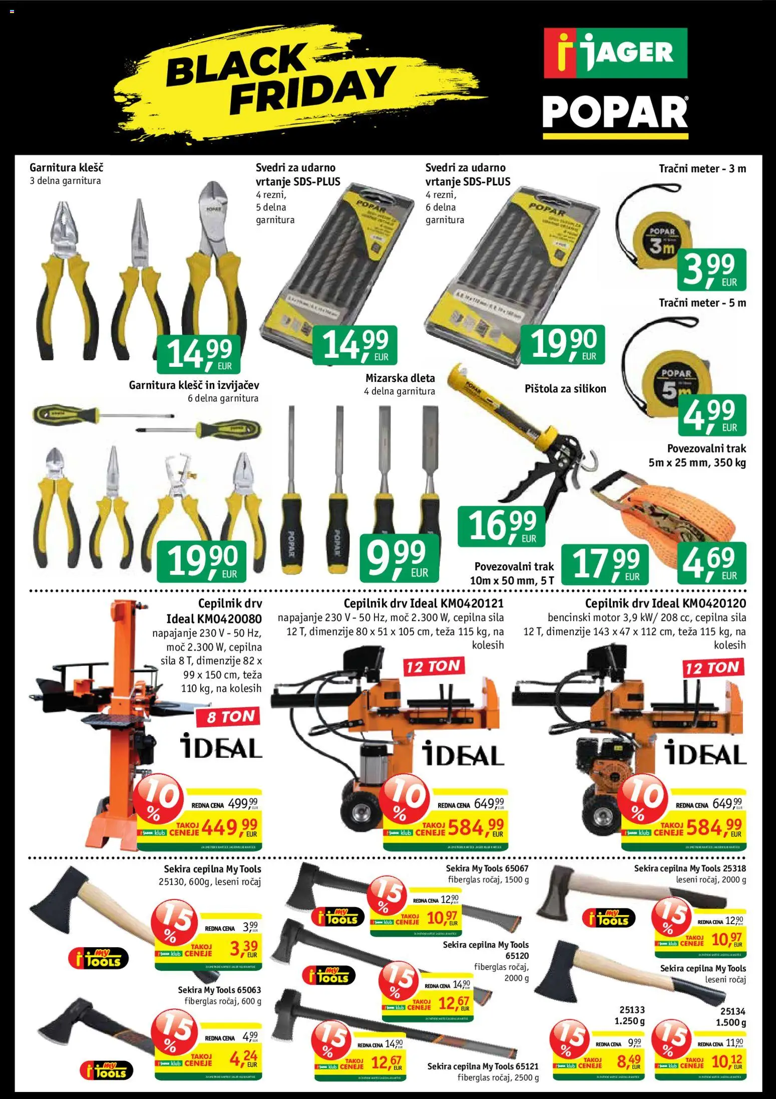 Novi Jager katalog ponudbe – veljaven od 19.11.2025 | Stran: 9 | Izdelki: Teza, Silikon, Svedri