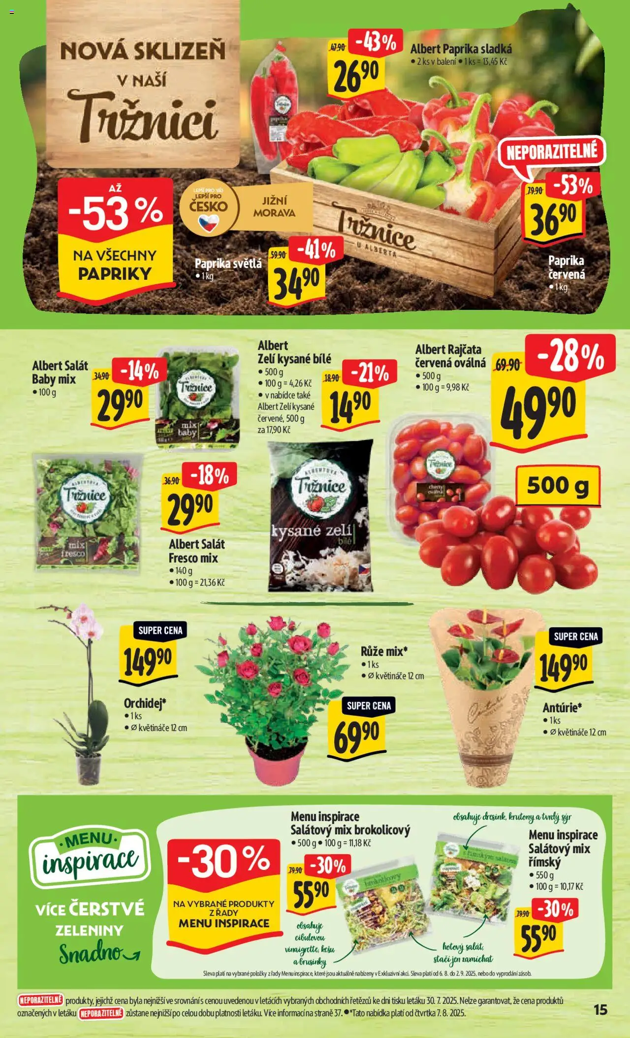 Albert leták - Hypermarket od 06.08.2025 | Strana: 20 | Produkty: Kešu, Salát, Brusinky, Tvrdý sýr