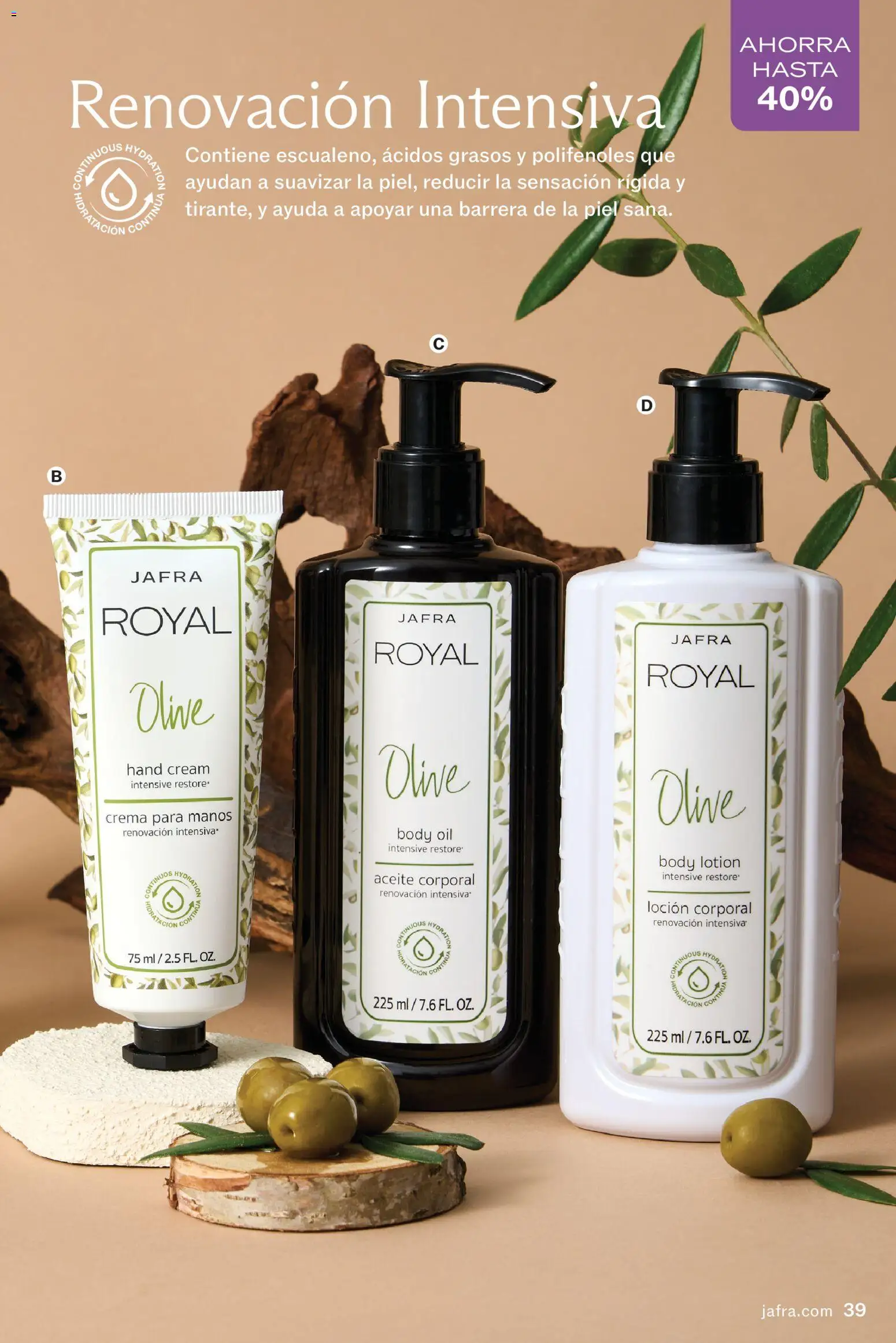 JAFRA folleto │ válido desde el 01.01.2026 | Página: 39 | Productos: Aceite, Crema, Aceite corporal, Body
