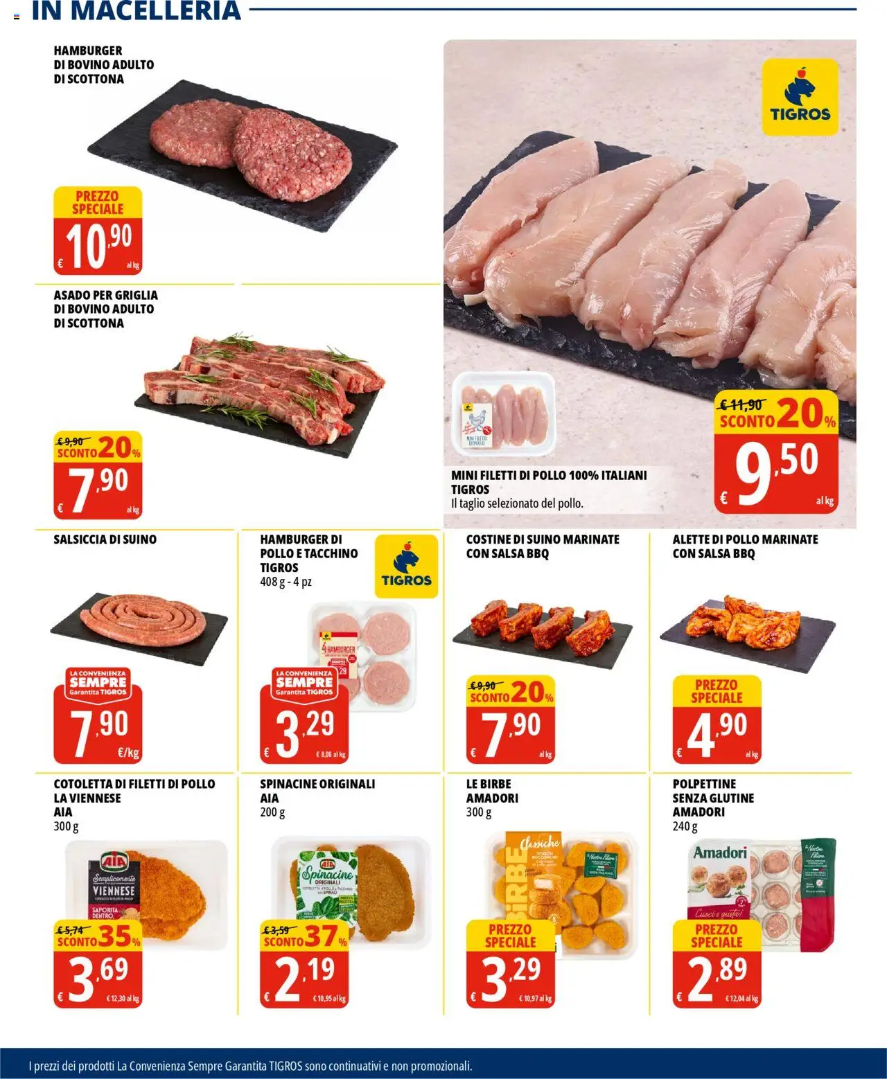 Volantino Tigros del 20.05.2025 | Pagina: 3 | Prodotti: Tacchino, The, Griglia, Hamburger