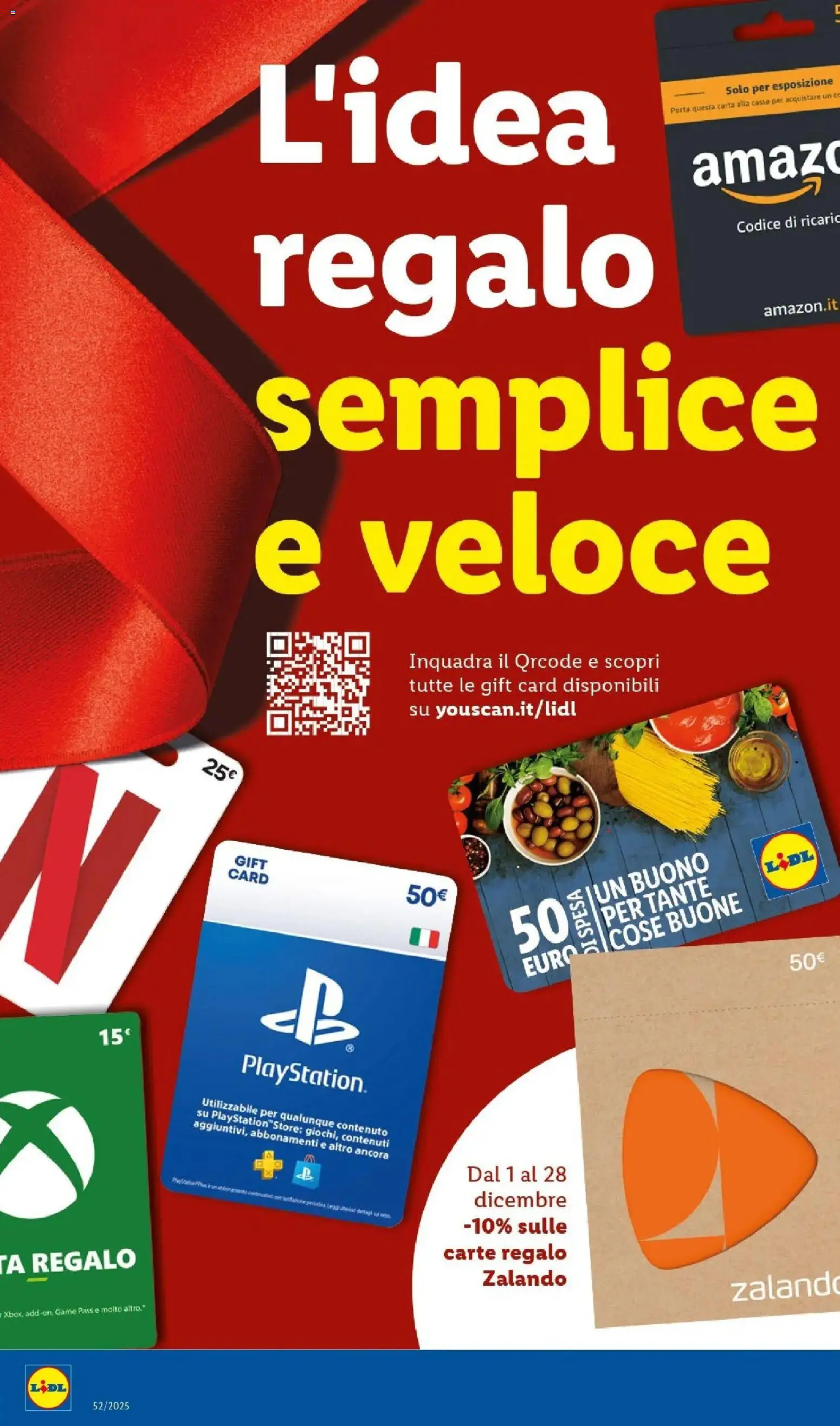 Volantino Lidl del 20.12.2025 | Pagina: 50 | Prodotti: Playstation, Xbox