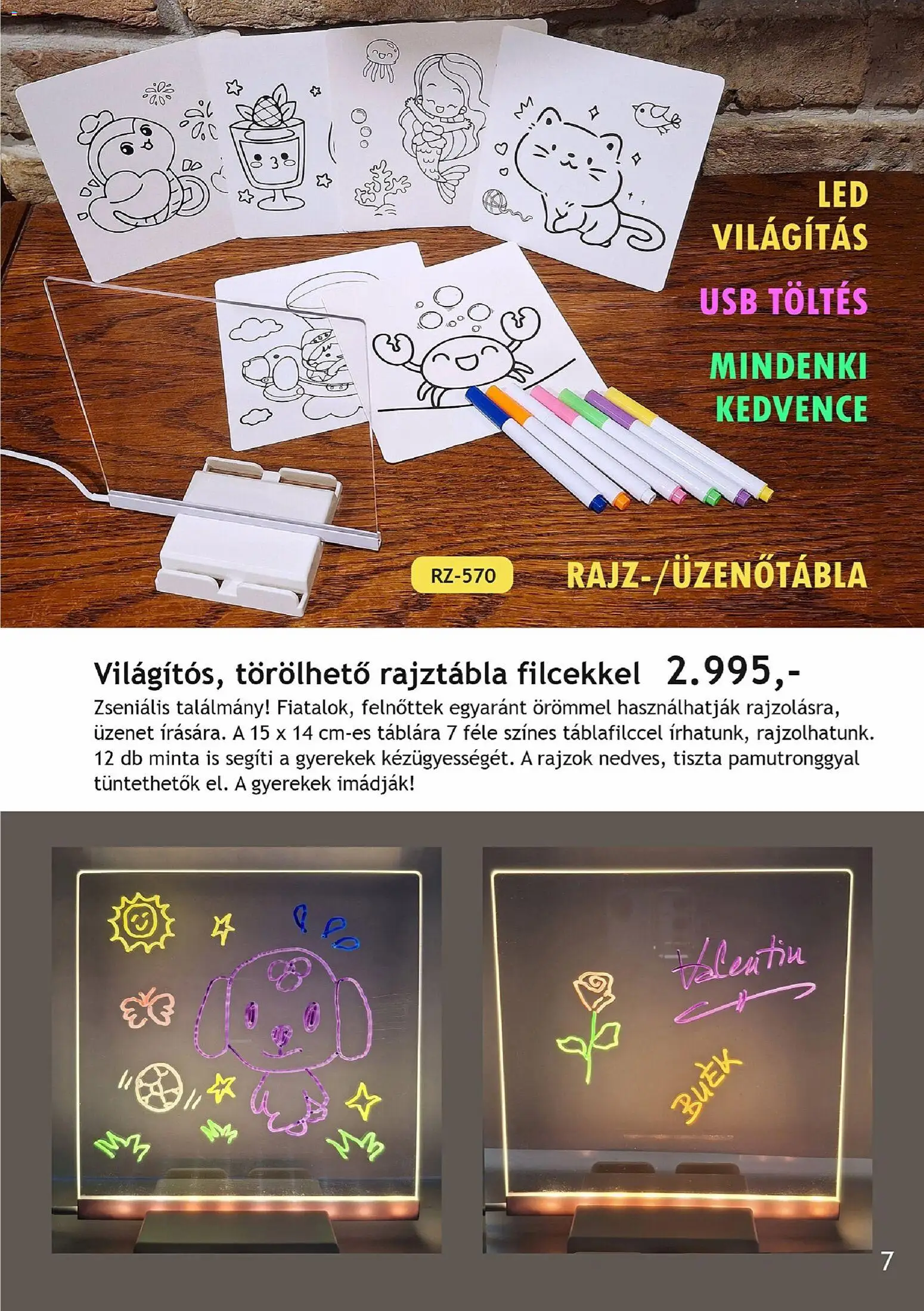 Betly akciós ujság - amely érvényes a következő dátumtól: 21.01.2026 | Oldal: 7 | Termékek: USB, Rajztábla