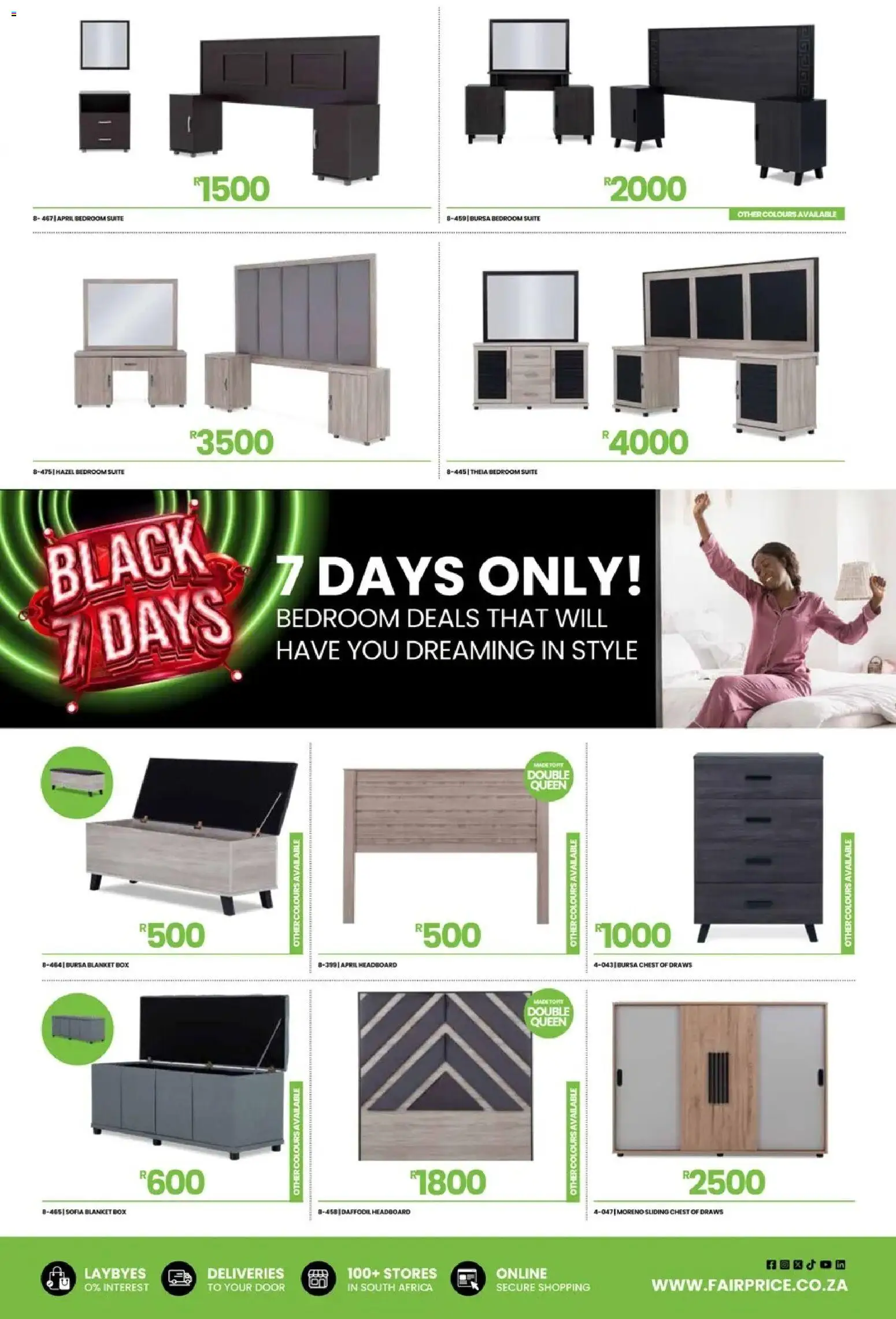 New Fair Price catalogue – valid from 24.11.2025 | Page: 9 | Products: Headboard, Blanket box, Blanket, Box
