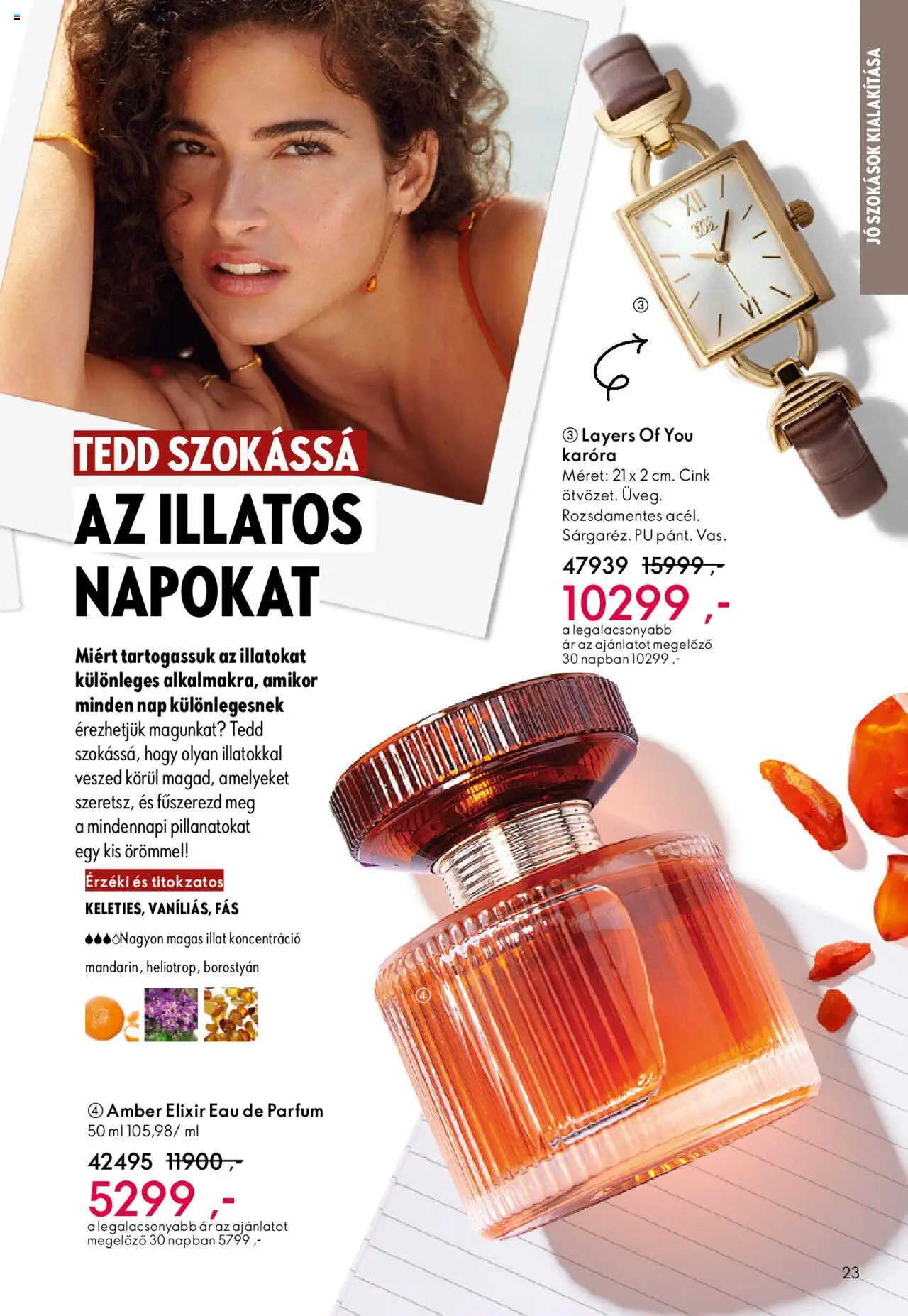Oriflame akciós ujság - amely érvényes a következő dátumtól: 01.10.2025 | Oldal: 23 | Termékek: Karóra, Parfüm