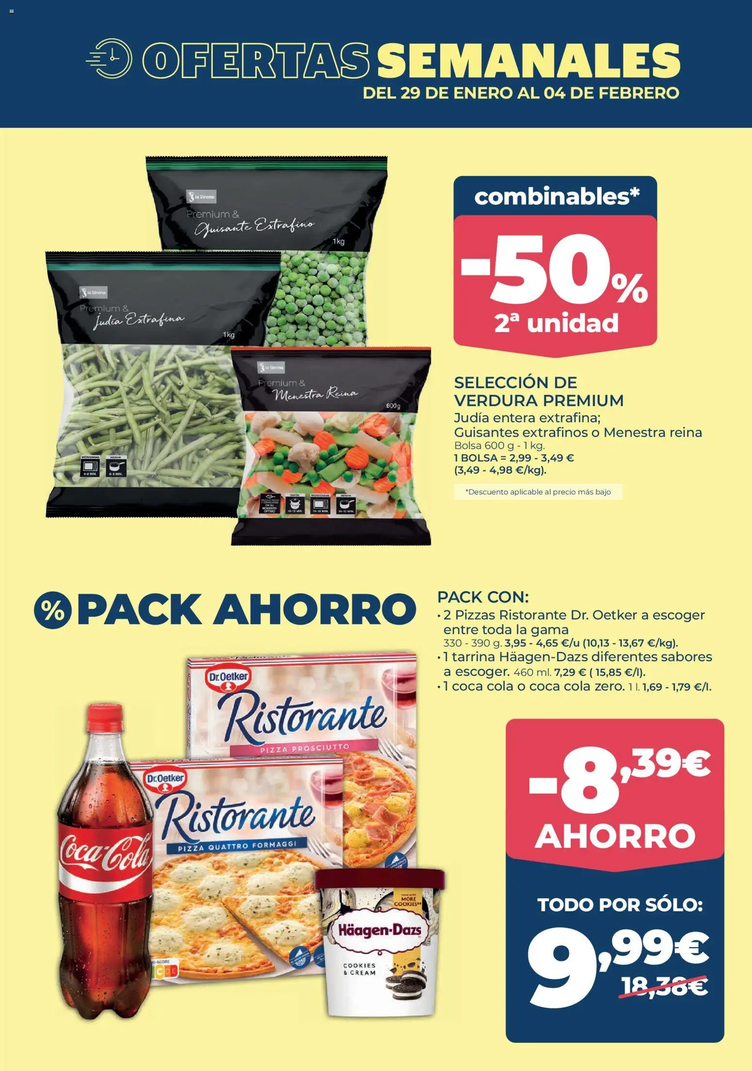 La Sirena folleto │ válido desde el 29.01.2026 | Página: 3 | Productos: Pizza, Bolsa