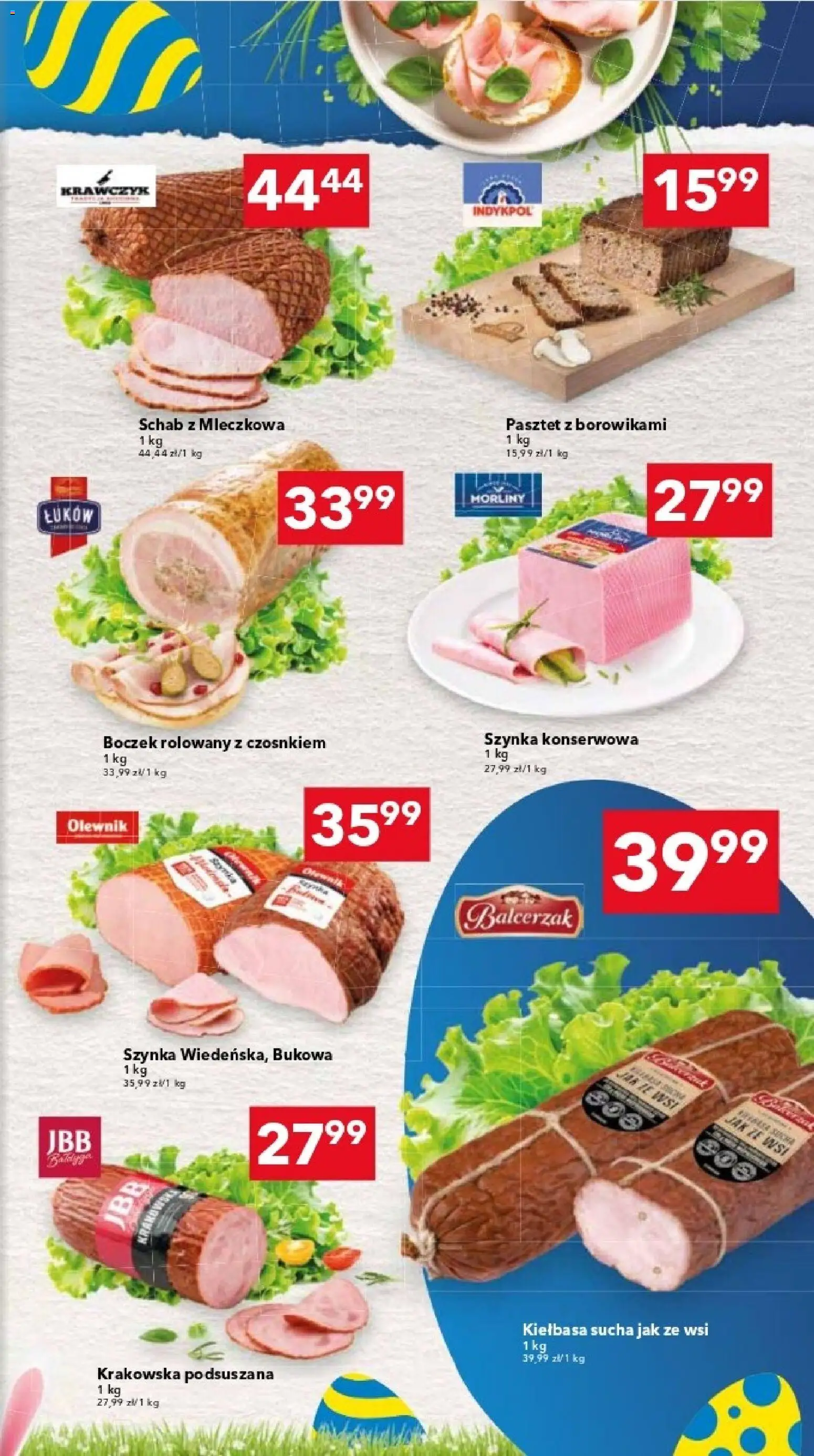 Lewiatan gazetka - Warszawa od 12.03.2026 | Strona: 5 | Produkty: Kiełbasa, Schab, Szynka, Boczek