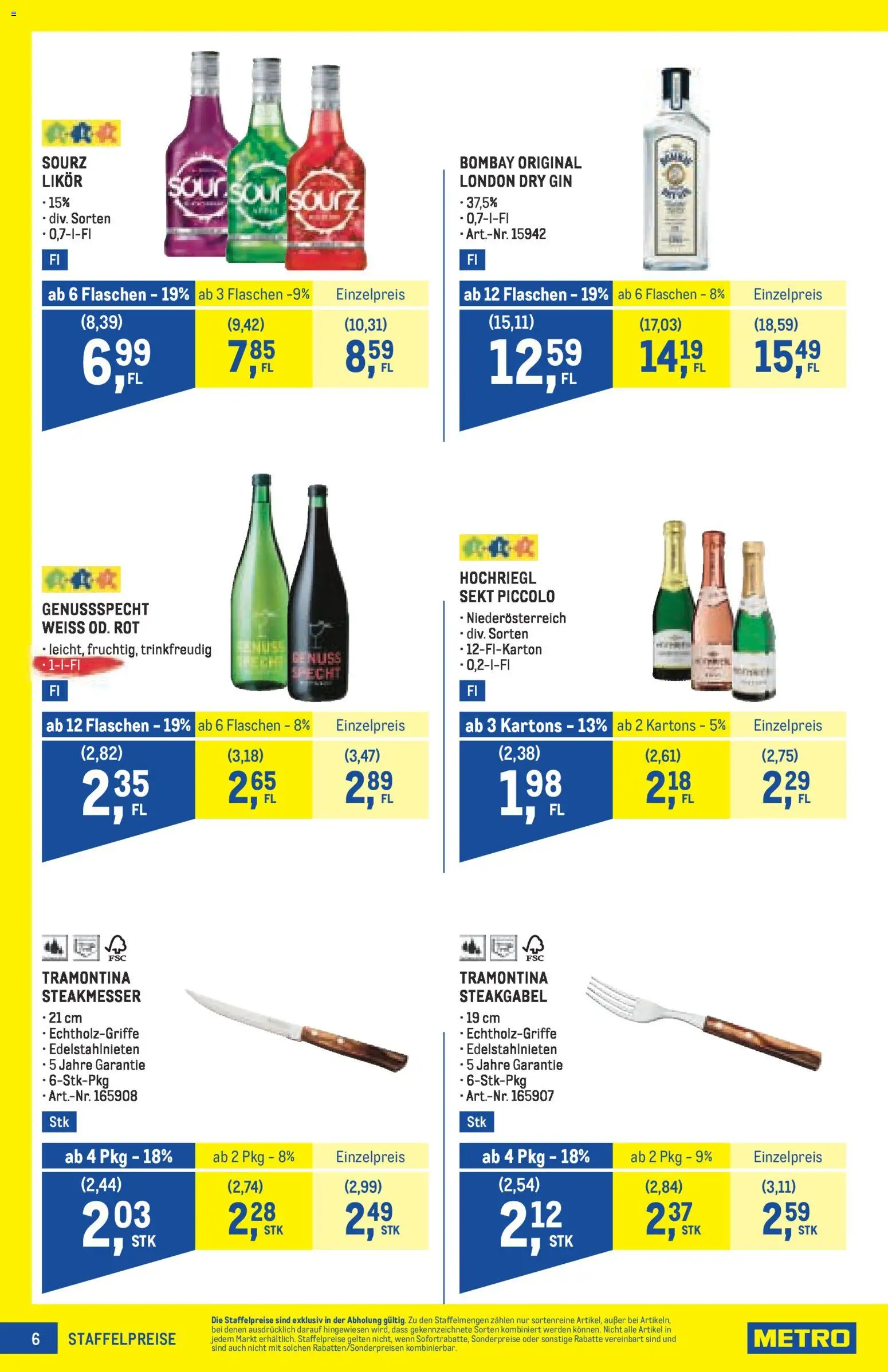 Metro angebote Profi gültig ab 30.04.2026 | Seite: 6 | Produkte: Gin