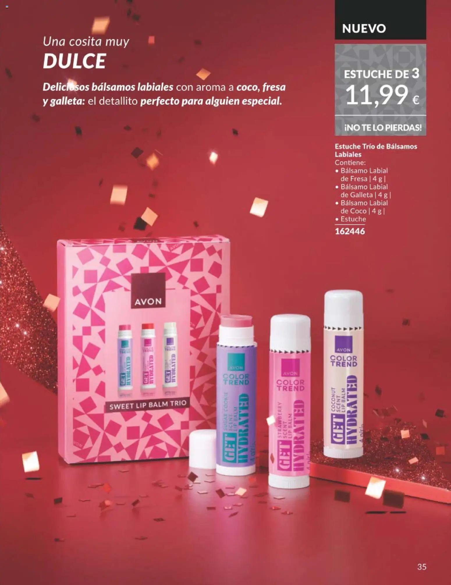 Catálogo AVON campaña 11 Black Friday │ válido desde el 01.11.2025 | Página: 35 | Productos: Τυρόπιτα, Té, Bálsamo labial