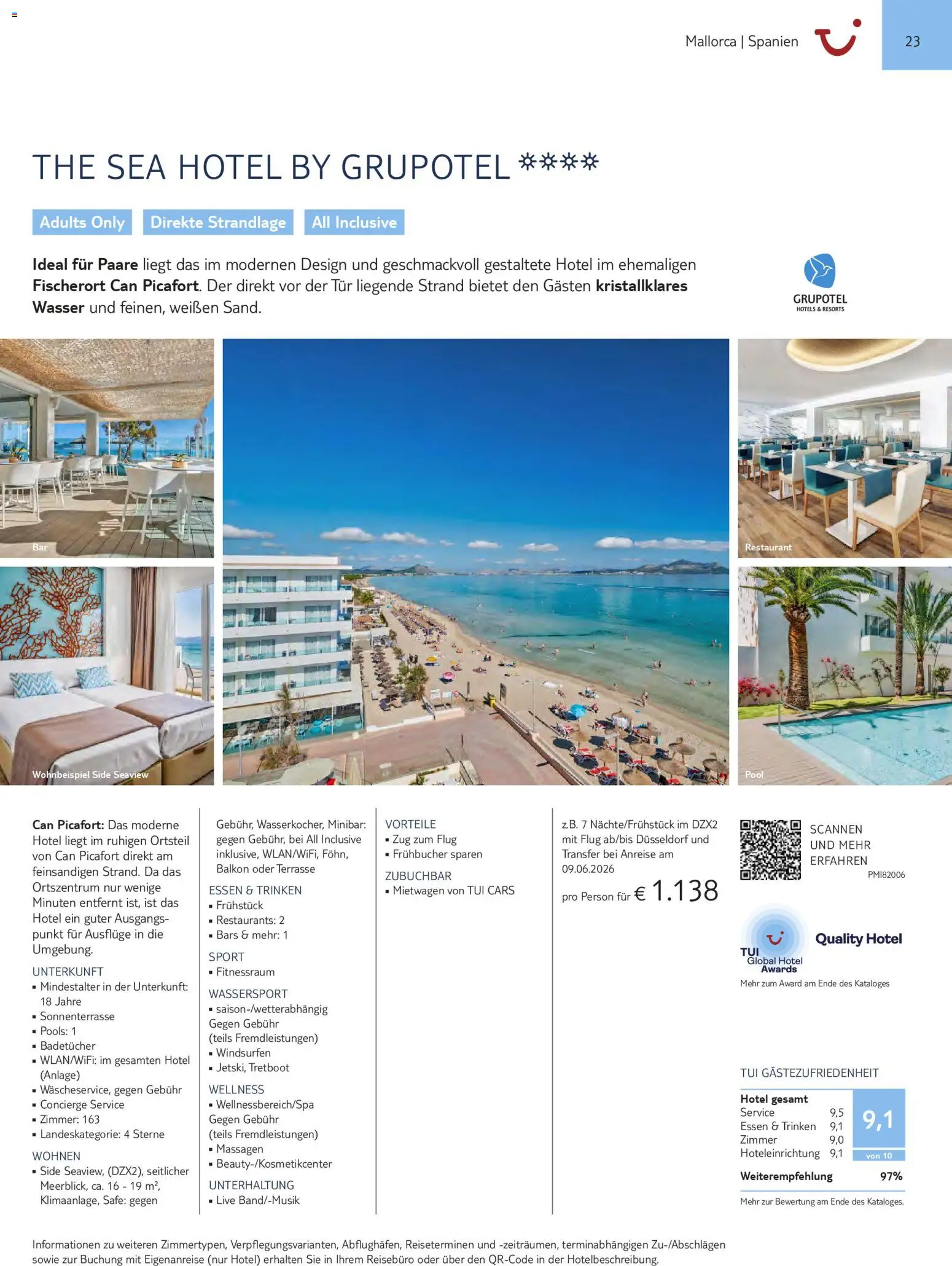 Aida  Südeuropa & Nordafrika 2026/27 – gültig ab 01.01.2026 | Seite: 23 | Produkte: Tür, Wasser