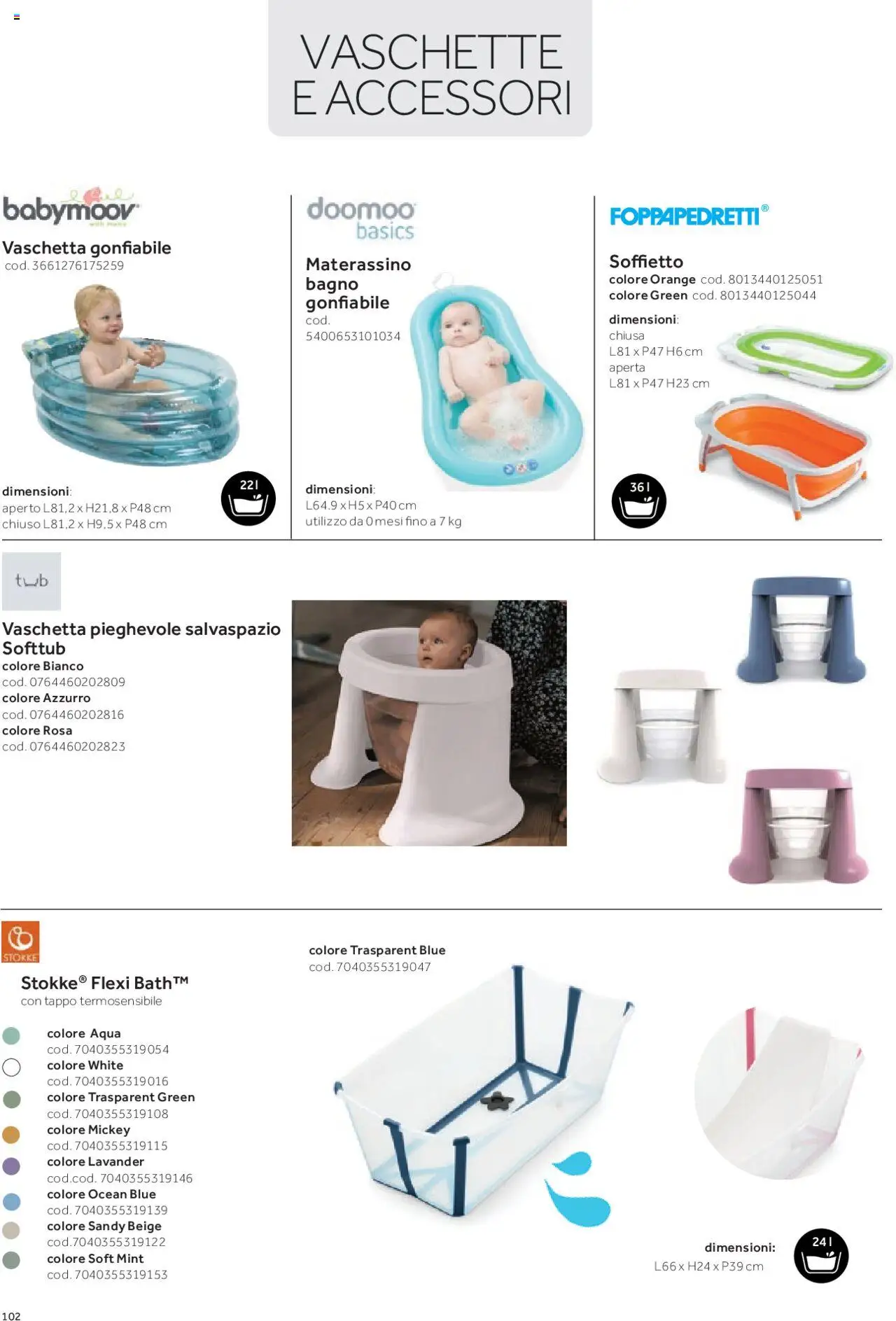 Volantino Prenatal del 01.01.2025 | Pagina: 11 | Prodotti: Bagno, Vaschette