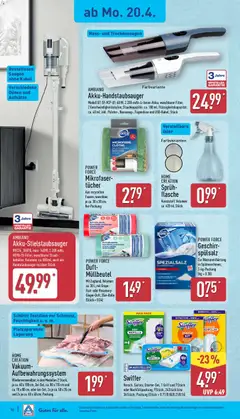 Aldi Prospekt 	 ab 20.04.2026 gültig | Seite: 18 | Produkte: Kabel, Duft, Swiffer, Home creation