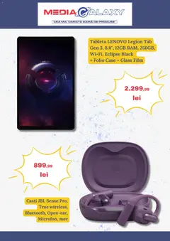 Ofertele Media Galaxy valabile de la 08.01.2026 | Pagină: 2 | Produse: Tabletă, Căști