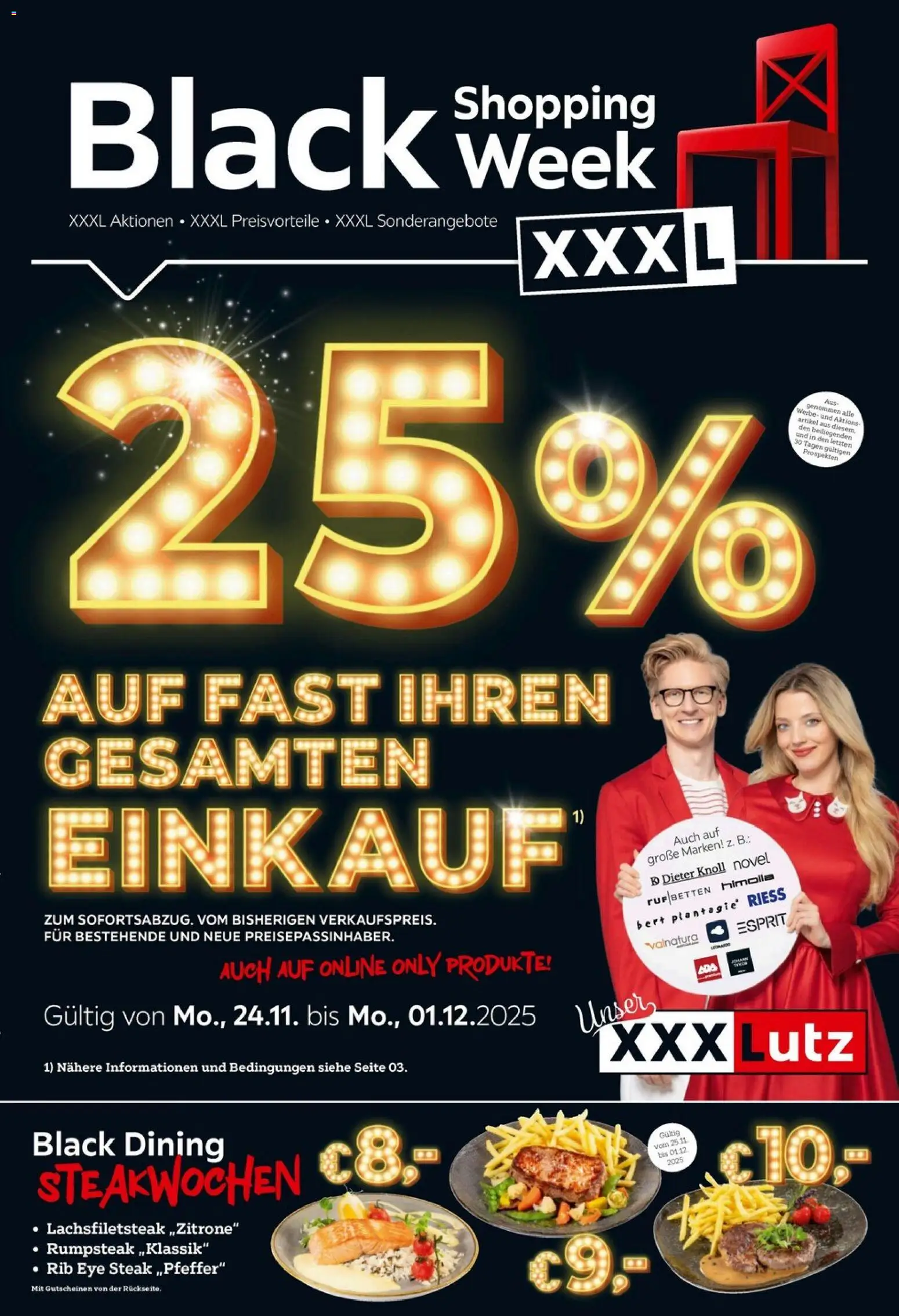 XXXLutz - Black Friday gültig ab 25.11.2025 | Seite: 1