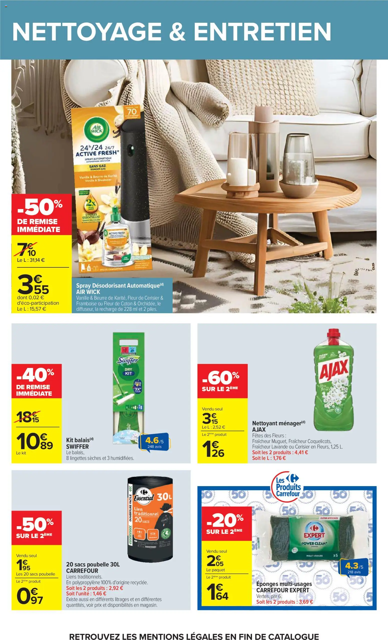 {H1} | Page: 48 | Produits: Framboise, Lavande, Beurre, Sacs poubelle