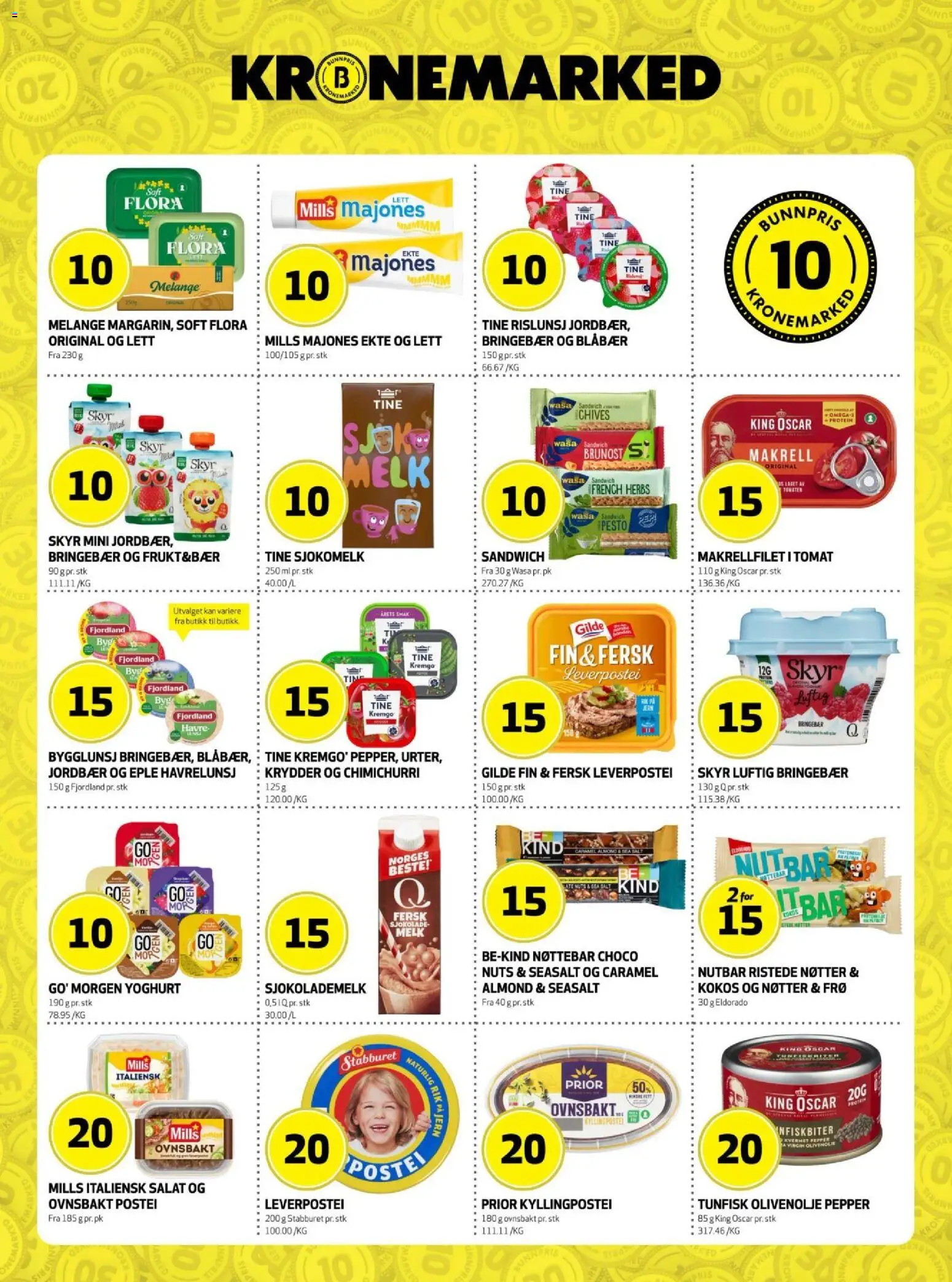 {H1} | Side: 5 | Produkter: Blåbær, Ghee maslo, Necessär, Leverpostei