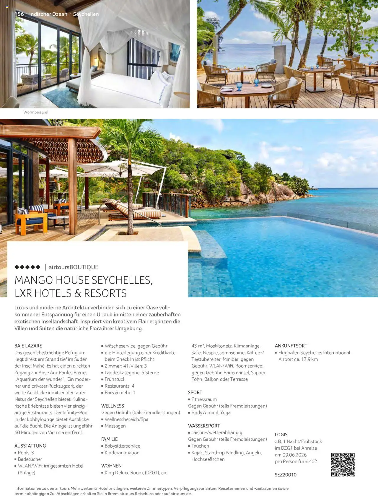 TUI airtours Katalog  Erstklassige Fernreisen 2025/26 – gültig ab 01.11.2025 | Seite: 156 | Produkte: Mango