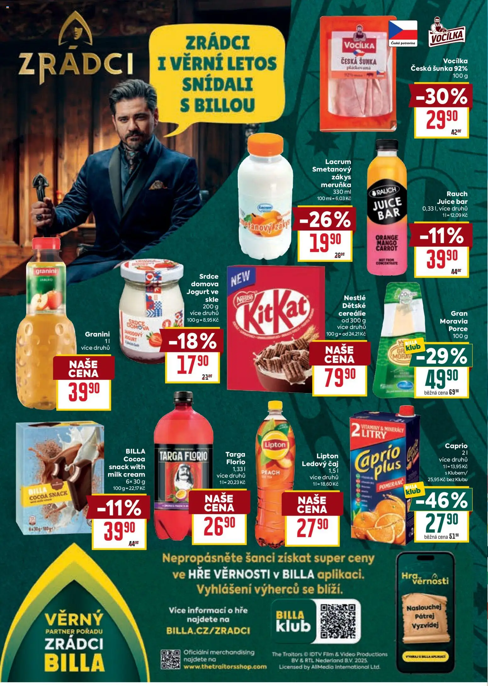 Billa Velký leták od 26.11.2025 | Strana: 12 | Produkty: Mango, Jogurt, Cereálie, Video